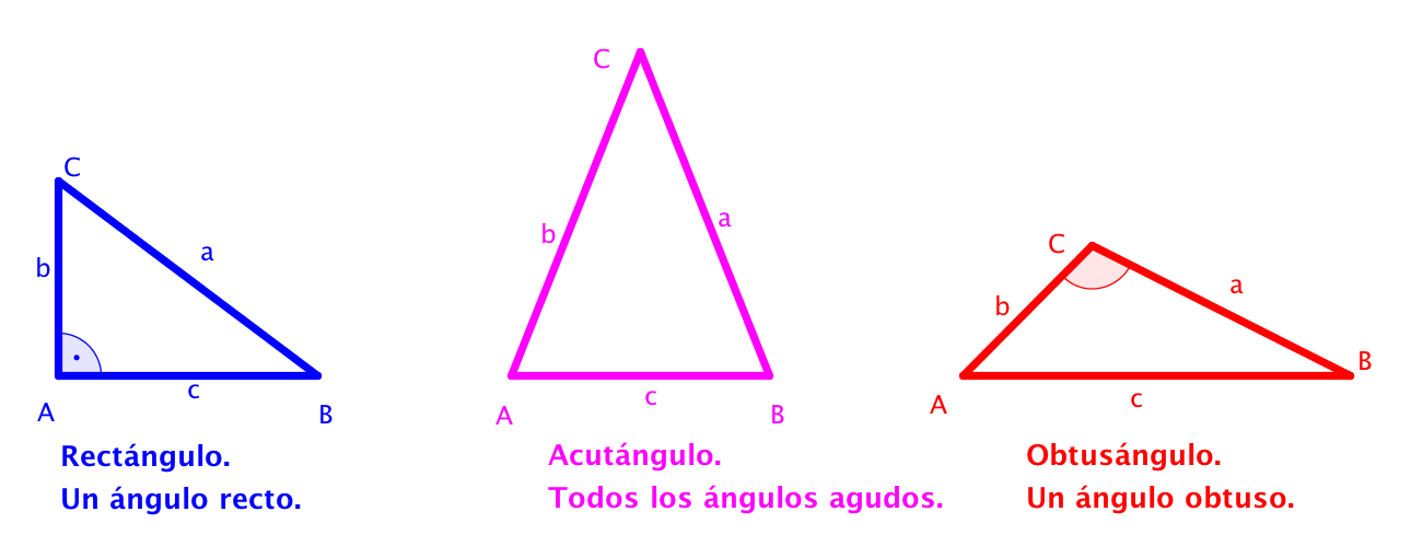 triángulos según sus ángulos