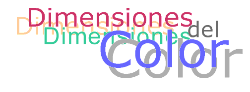 Dimensiones del color